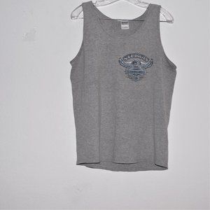 Gildan Sleeveless Sturgis T-Shirt Size M